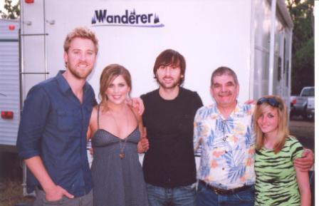 Lady Antebellum with Ashley and Tom
