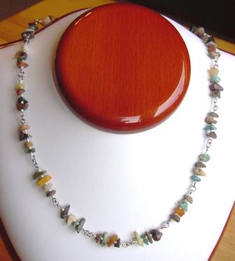 Multi Gemstone Necklace - Item #N027